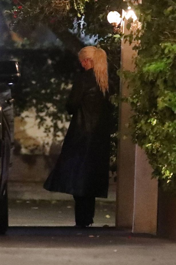 Christina Aguilera - Dines at Ysabel restaurant in West Hollywood