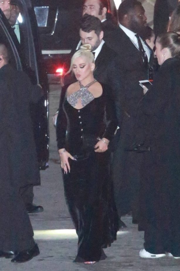 Christina Aguilera - Jay Z and Beyoncé's Oscar party at Chateau Marmont in Hollywood