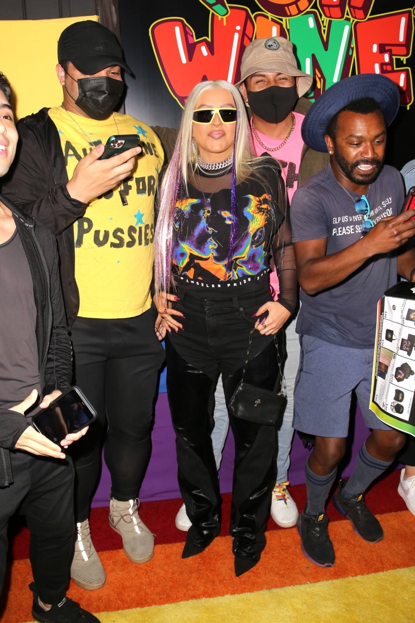 Christina Aguilera - Seen at XTINA Pride 2022 Pop Up in West Hollywood