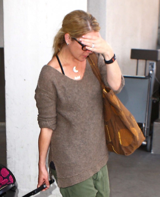 Christina Applegate at LAX Airport in Los Angeles