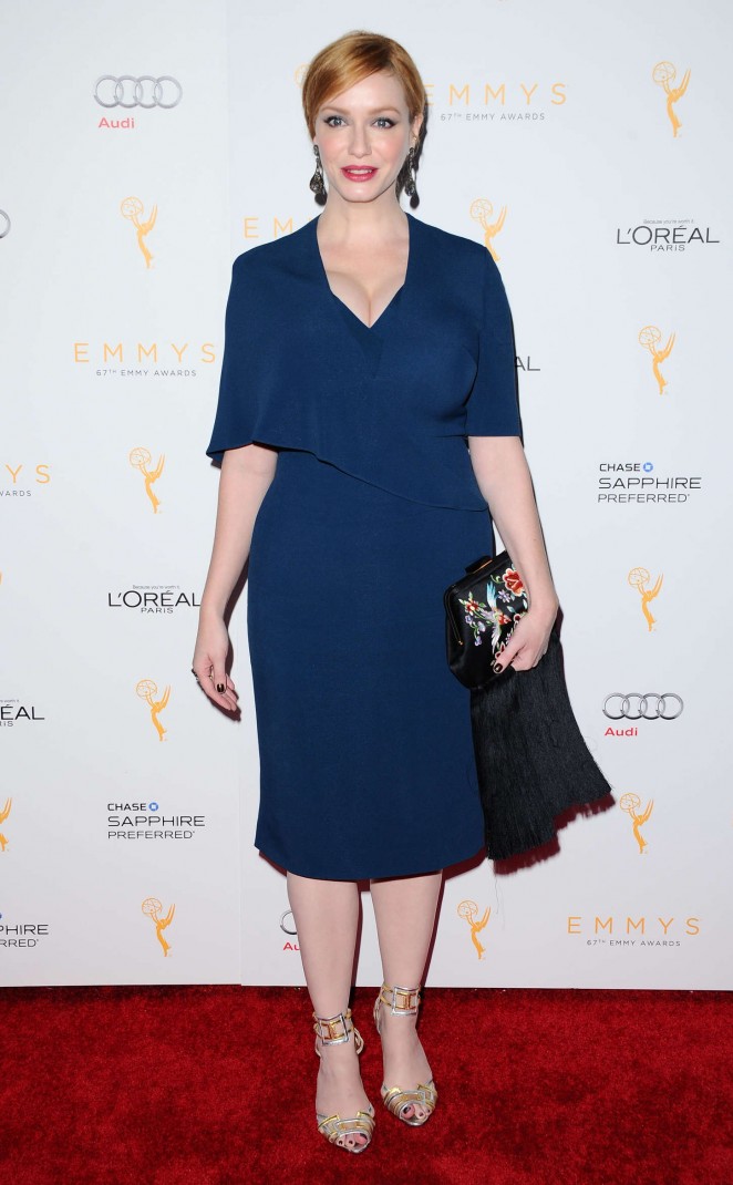 Christina Hendricks - 2015 Emmy Awards Performers Nominee in Beverly Hills