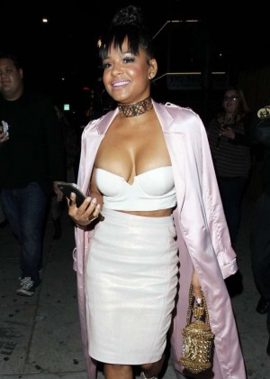 Christina Milian at The Nice Guy in West Hollywood