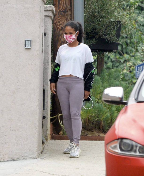 Christina Milian - out in Los Angeles