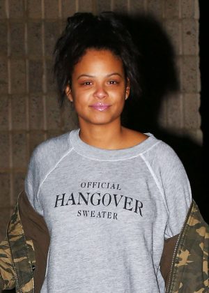 Christina Milian out in Los Angeles