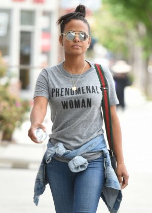 Christina Milian out shopping in LA