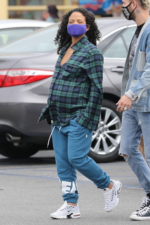 Christina Milian - Seen at the Farmer's Market in West Hollywood
