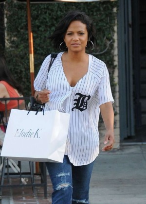 Christina Milian - Shopping in West Hollywood