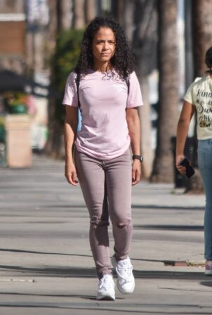 Christina Milian - Spotted at her store Beignet Box in Studio City
