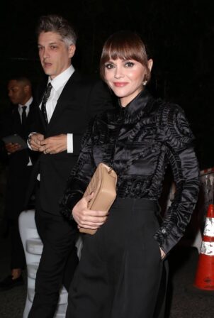 Christina Ricci - Attends a Burberry party in Los Angeles