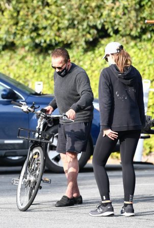 Christina Schwarzenegger - Out for a bike ride in Santa Monica