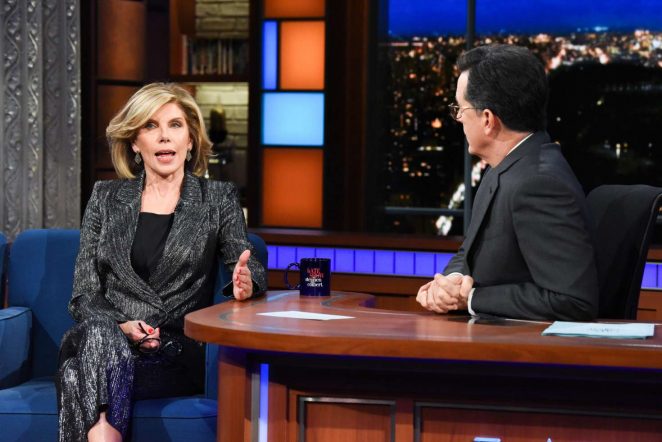 Christine Baranski - 'The Late Show with Stephen Colbert' in NY