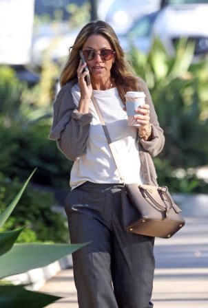 Christine Baumgartner - Was pictured at lunch at ‘Jeannine's Restaurant and Bakery’ in Montecito