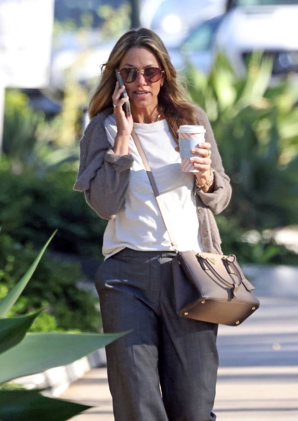 Christine Baumgartner - Was pictured at lunch at ‘Jeannine's Restaurant and Bakery’ in Montecito