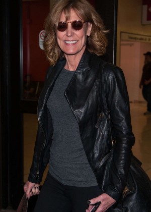 Christine Lahti at LAX Airport in Los Angeles