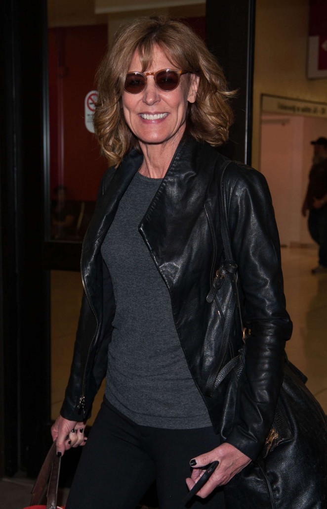 Christine Lahti at LAX Airport in Los Angeles
