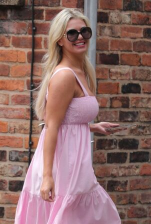 Christine McGuinness - Out and about in Wilmslow