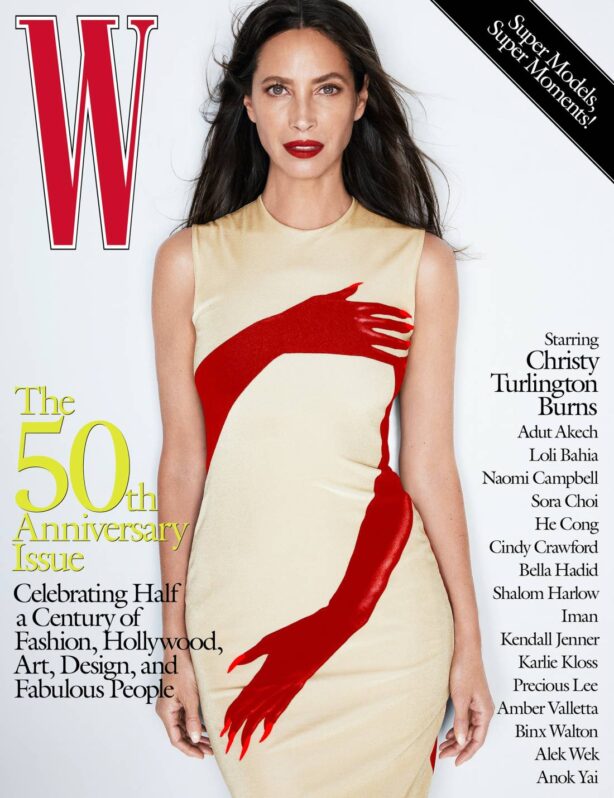 Christy Turlington Burns - W Magazine’s 50th Anniversary Issue