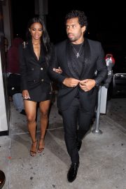 Ciara and Russell Wilson - Arrives at Catch Restaurant in West Hollywood