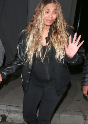Ciara - Arrives at Craig's in West Hollywood