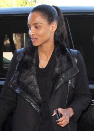 Ciara - Arrives at LAX Airport in Los Angeles