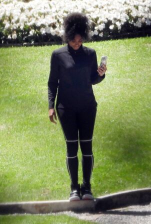 Ciara - Filming her new music video in a villa in Lake Como