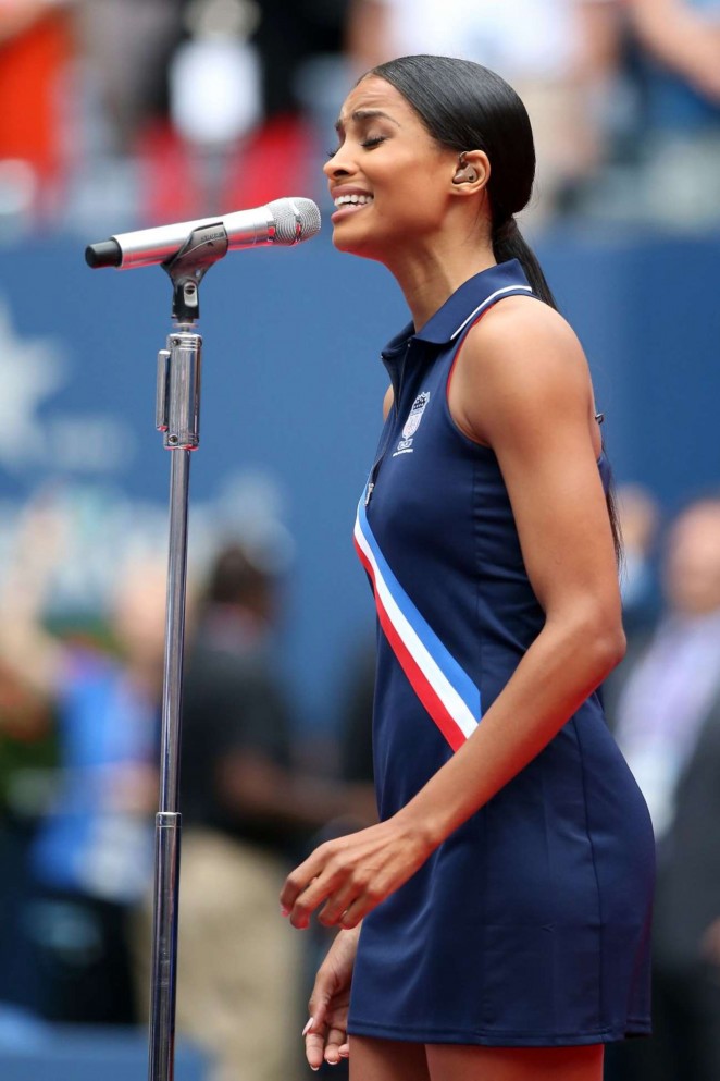 Ciara - Performing at US Open Women's Singles Final Match in NY