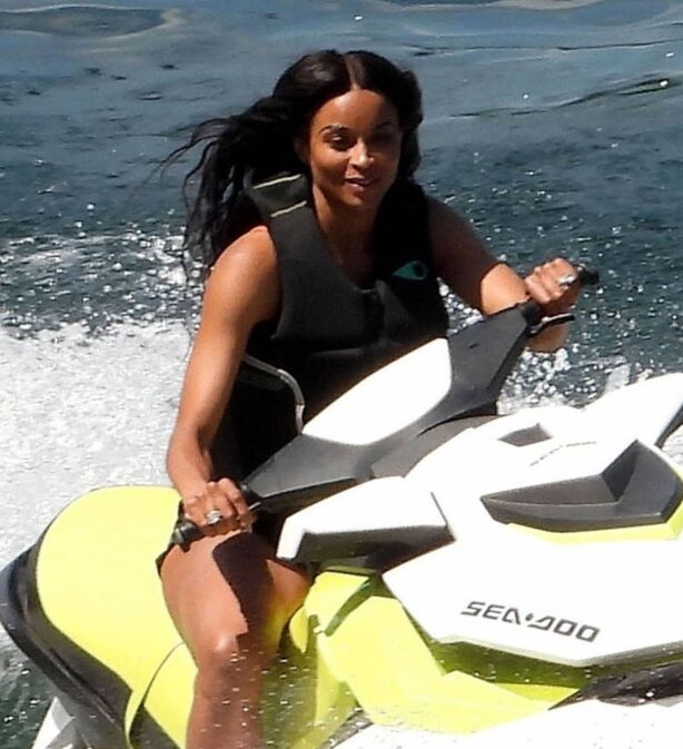 Ciara - Seen on her holidays in Lake Como