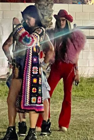 Ciara - With Alessandra Ambrosio seen on day 3 of the Coachella Festival in Indio