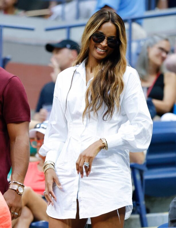 Ciara - With Russell Wilson watch Serena Williams's last match at the US Open 2022