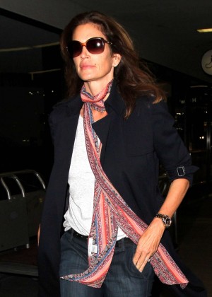 Cindy Crawford at LAX Airport in Los Angeles