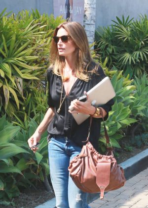 Cindy Crawford in Jeans out in Malibu