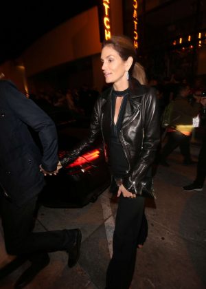 Cindy Crawford Leaving Catch Restaurant in Los Angeles