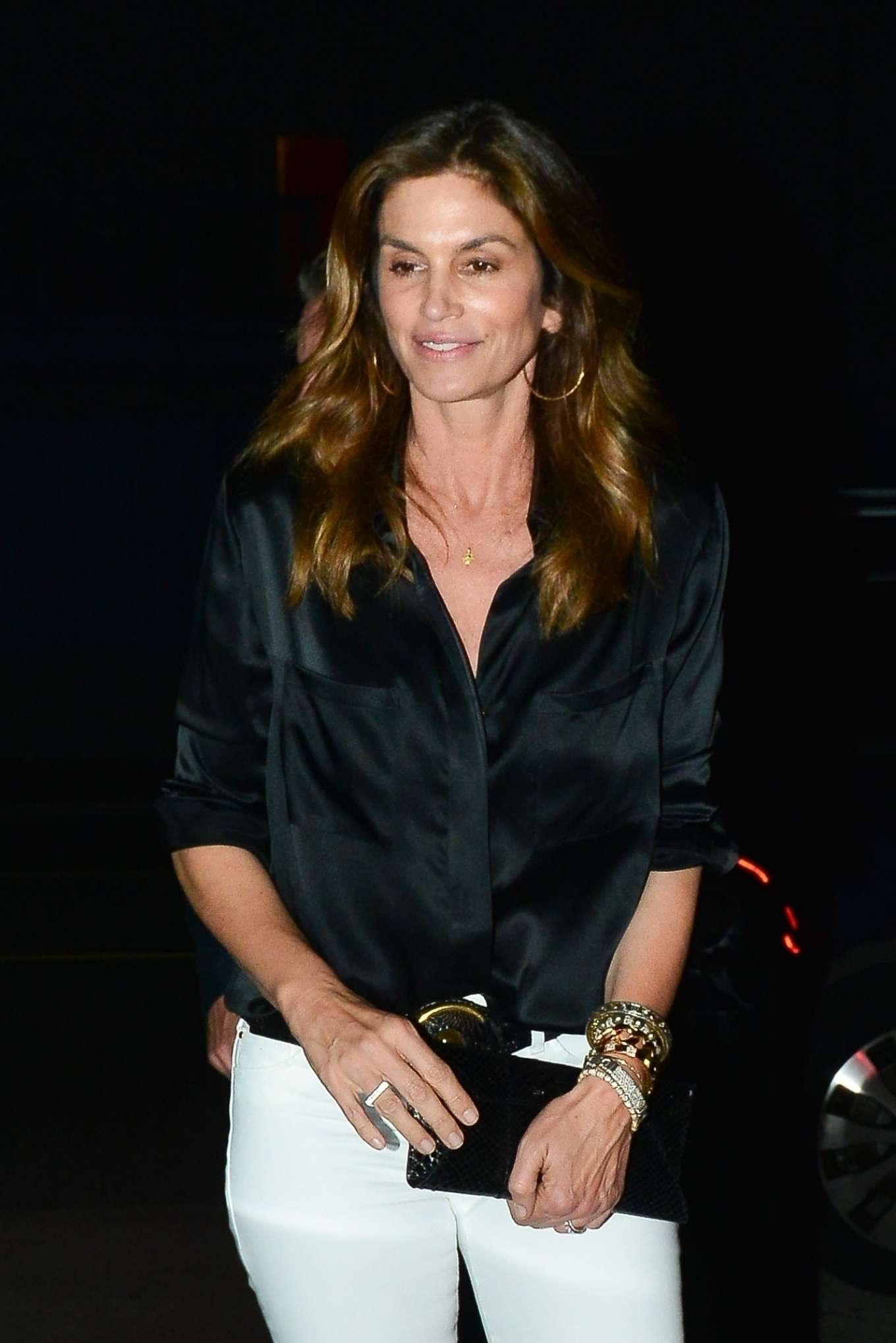 Cindy Crawford â€“ Out for a dinner in Santa Monica