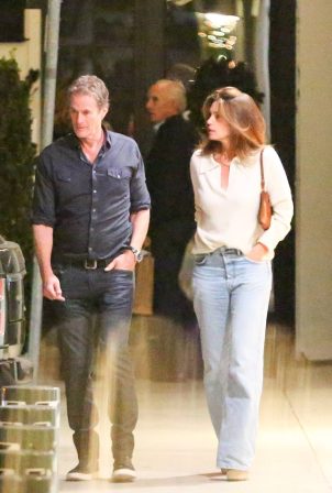 Cindy Crawford - With husband Rande Gerber seen at Lucky's in Malibu