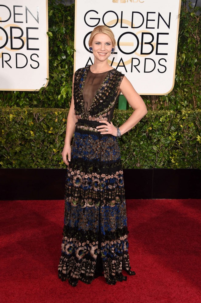 Claire Danes - 2015 Golden Globe Awards in Beverly Hills