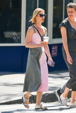 Claire Danes - Steps out with a friend in New York
