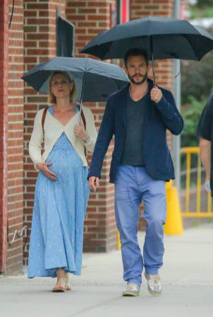 Claire Danes - With husband Hugh Dancy seen while out in New York
