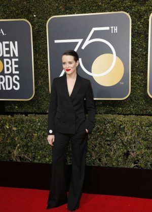 Claire Foy - 2018 Golden Globe Awards in Beverly Hills