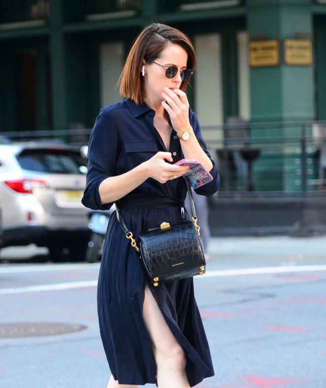 Claire Foy: Out and about in SoHo -03 – GotCeleb