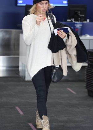 Claire Holt at LAX International Airport in Los Angeles