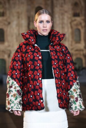 Claire Holt - Moncler Fashion Show during the Milan Fashion Week in Milan