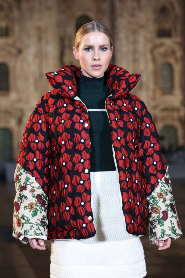 Claire Holt - Moncler Fashion Show during the Milan Fashion Week in Milan