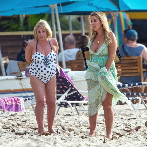 Claire Sweeney - Seen at the beautiful sandy beaches of Barbado