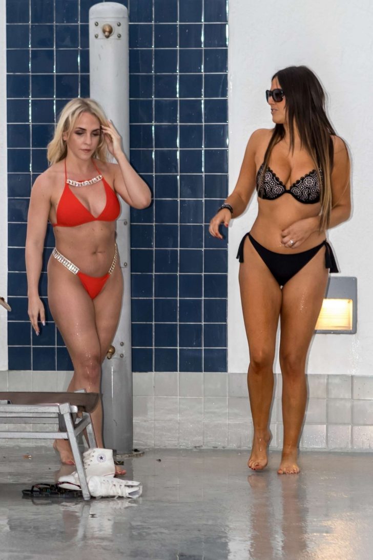 Claudia Romani and Jess Picado in Bikini in Miami