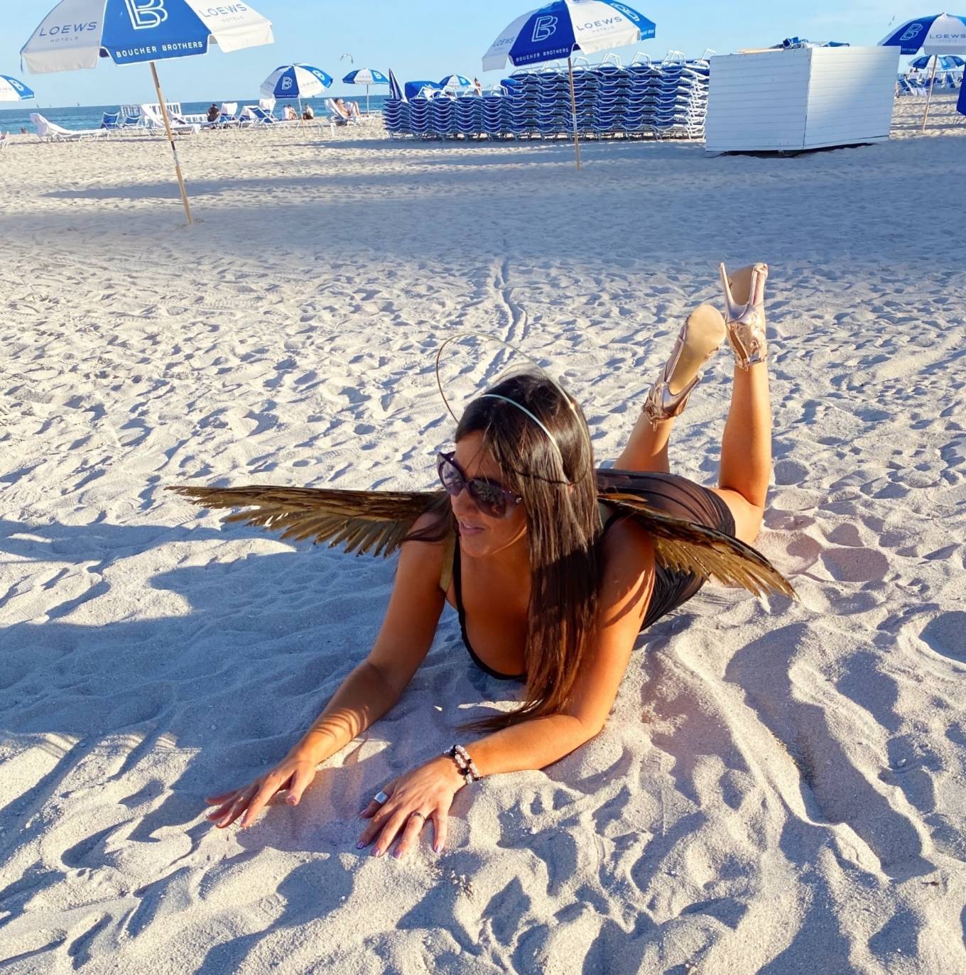 Claudia Romani – Posing at the Ritz Carlton in South Beach for Bihbi