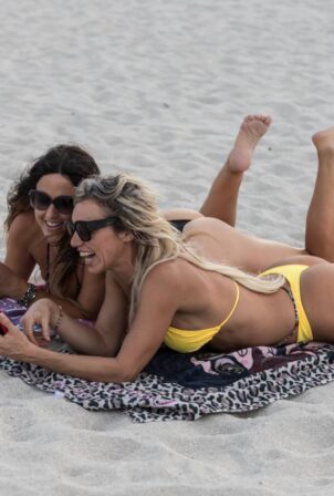 Claudia Romani - With Carol Paredes pictured in South Beach