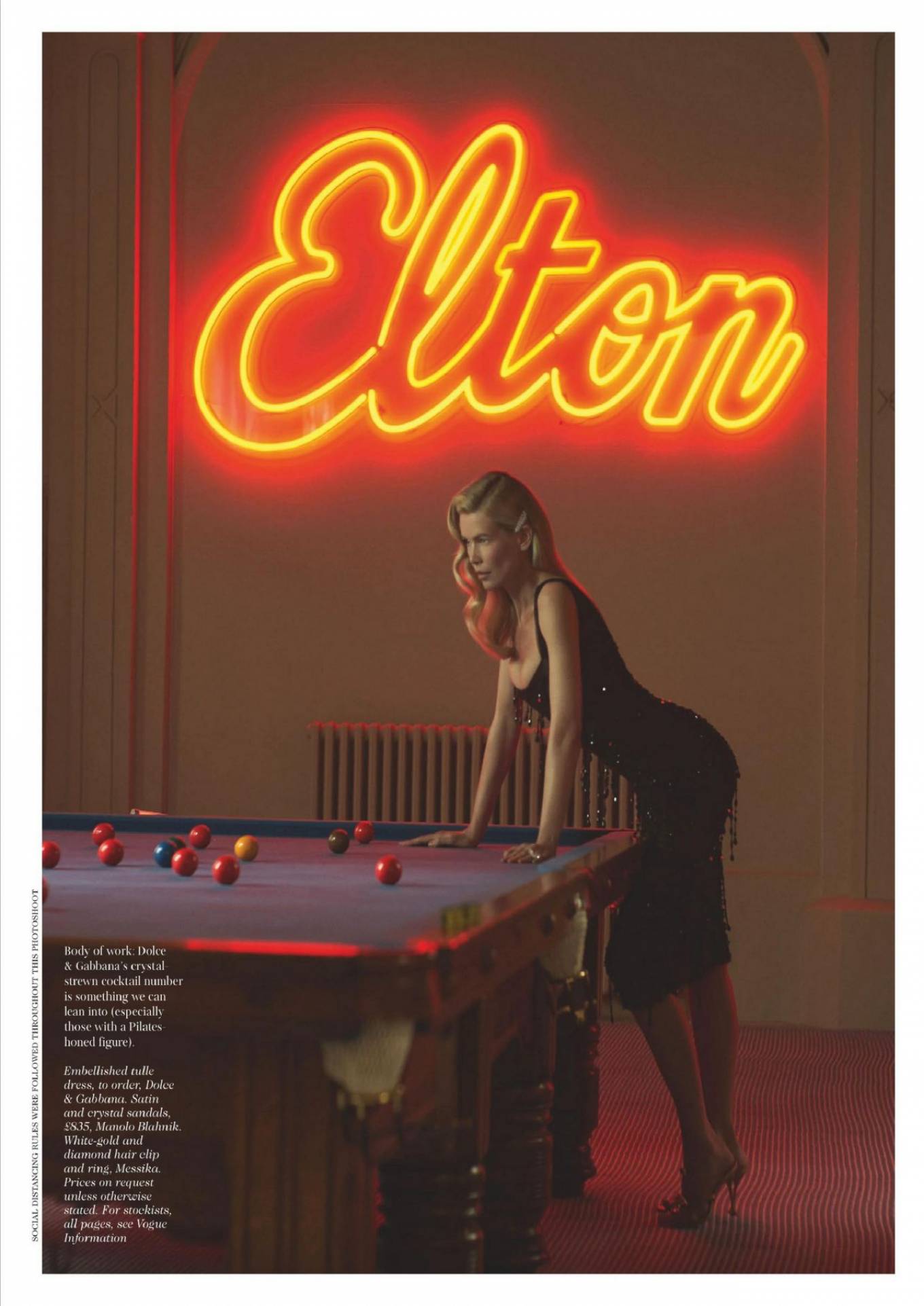Claudia Schiffer - Vogue magazine (UK - September 2020)