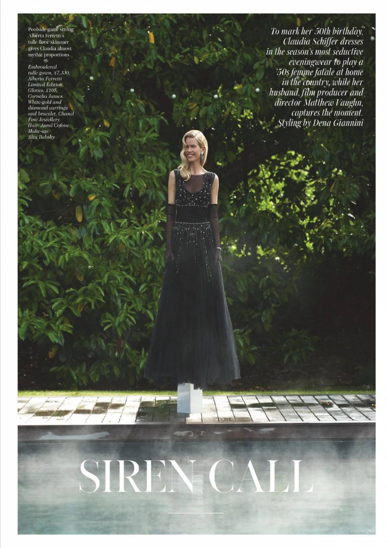 Claudia Schiffer – Vogue magazine (UK – September 2020)