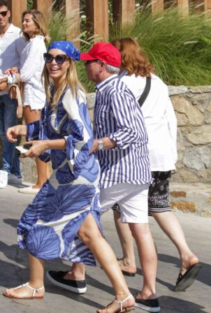 Claudia Schiffer - With Tommy Hilfiger on a vacation in Greece