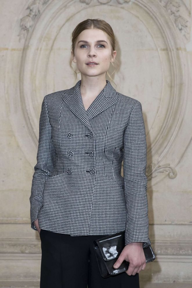 Clemence Poesy - Christian Dior Show at 2017 PFW in Paris